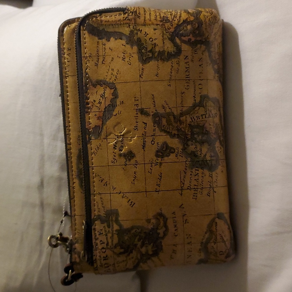 Patricia Nash European Map Varone Wallet